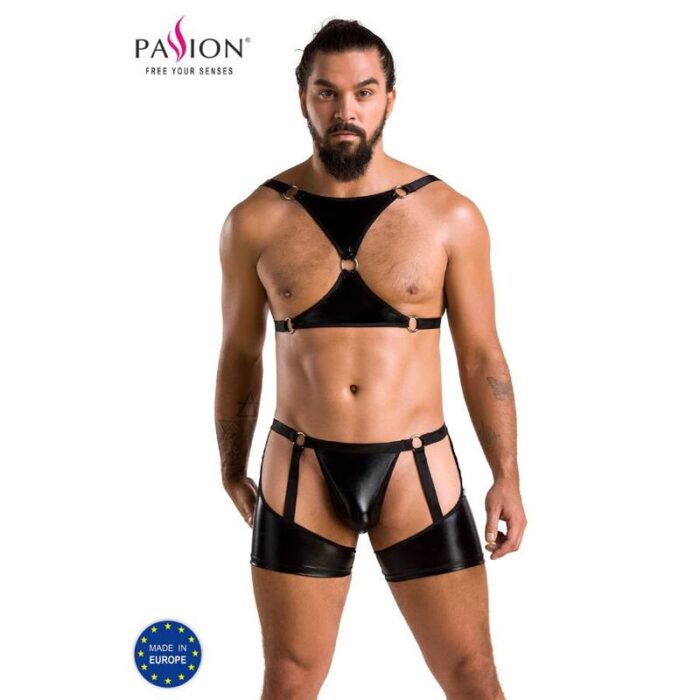PASSION - 047 SET ARON NEGRO L/XL - CandyHot - Foto 1