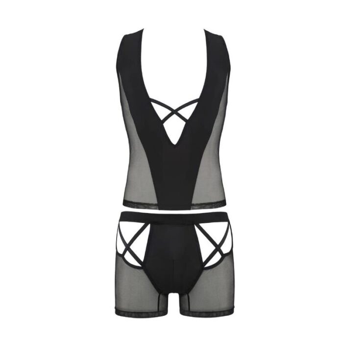 PASSION - 054 SET OSCAR NEGRO L/XL - CandyHot - Foto 3
