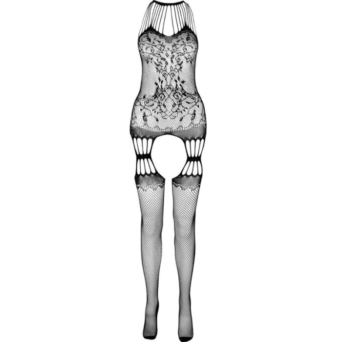 PASSION - BS095 BODYSTOCKING NEGRO TALLA ÚNICA - CandyHot - Foto 5