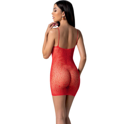 PASSION - BS096 BODYSTOCKING ROJO TALLA ÚNICA - CandyHot - Foto 2