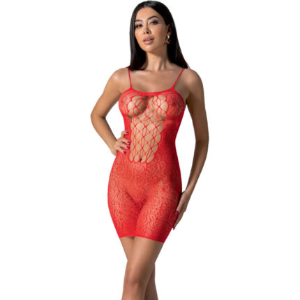 PASSION - BS096 BODYSTOCKING ROJO TALLA ÚNICA - CandyHot - Foto 1