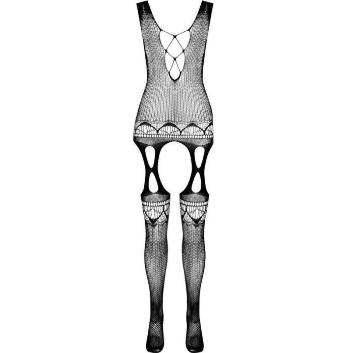 PASSION - BS099 BODYSTOCKING NEGRO TALLA ÚNICA - CandyHot - Foto 5
