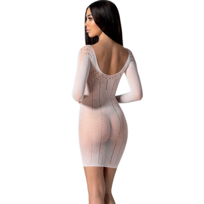 PASSION - BS101 BODYSTOCKING BLANCO TALLA ÚNICA - CandyHot - Foto 2