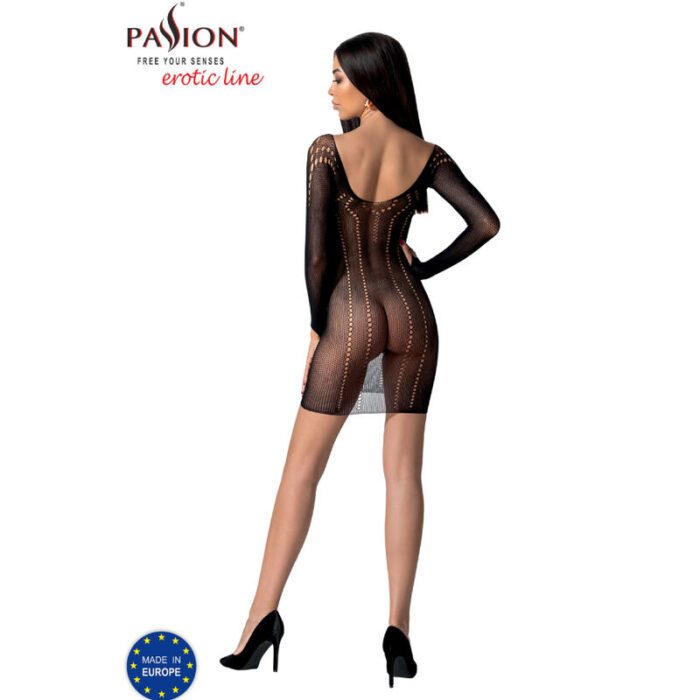 PASSION - BS101 BODYSTOCKING NEGRO TALLA ÚNICA - CandyHot - Foto 4