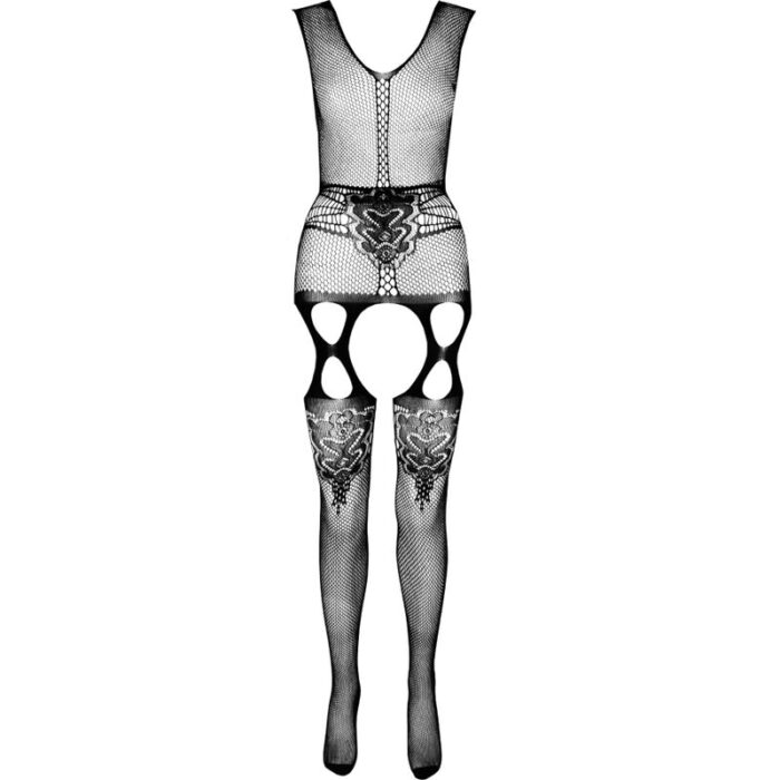 PASSION - ECO COLLECTION BODYSTOCKING ECO BS014 NEGRO - CandyHot - Foto 3