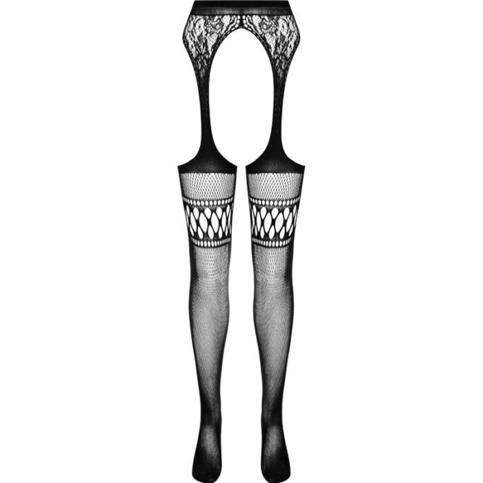 PASSION - S026 MEDIAS CON LIGUERO NEGRO TALLA ÚNICA - CandyHot - Foto 5