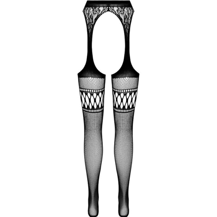 PASSION - S026 MEDIAS CON LIGUERO NEGRO TALLA ÚNICA - CandyHot - Foto 6
