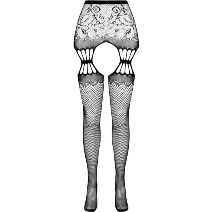 PASSION - S027 MEDIAS CON LIGUERO NEGRO TALLA ÚNICA - CandyHot - Foto 5