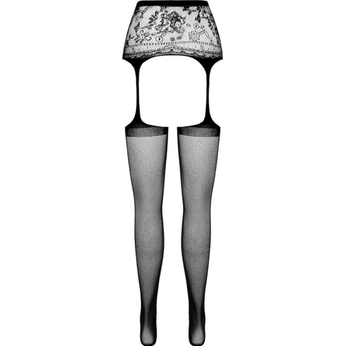 PASSION - S028 MEDIAS CON LIGUERO NEGRO TALLA ÚNICA - CandyHot - Foto 6
