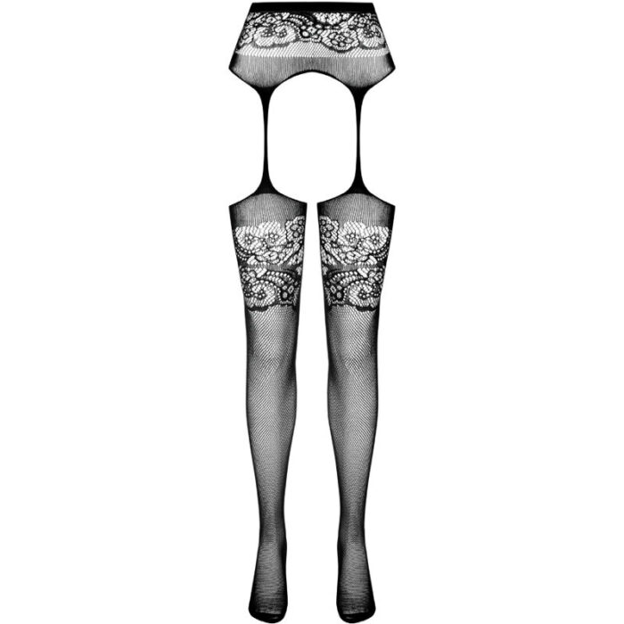 PASSION - S029 MEDIAS CON LIGUERO NEGRO TALLA ÚNICA - CandyHot - Foto 5