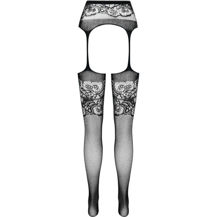 PASSION - S029 MEDIAS CON LIGUERO NEGRO TALLA ÚNICA - CandyHot - Foto 6