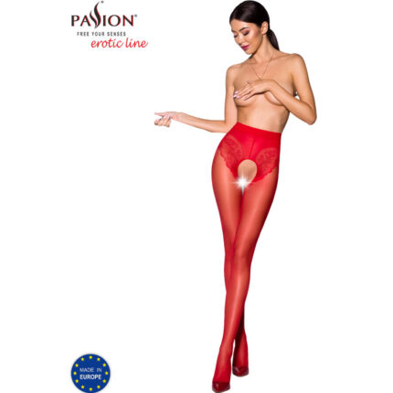 PASSION - TIOPEN 006 MEDIAS ROJO 1/2 30 DEN - CandyHot - Foto 1