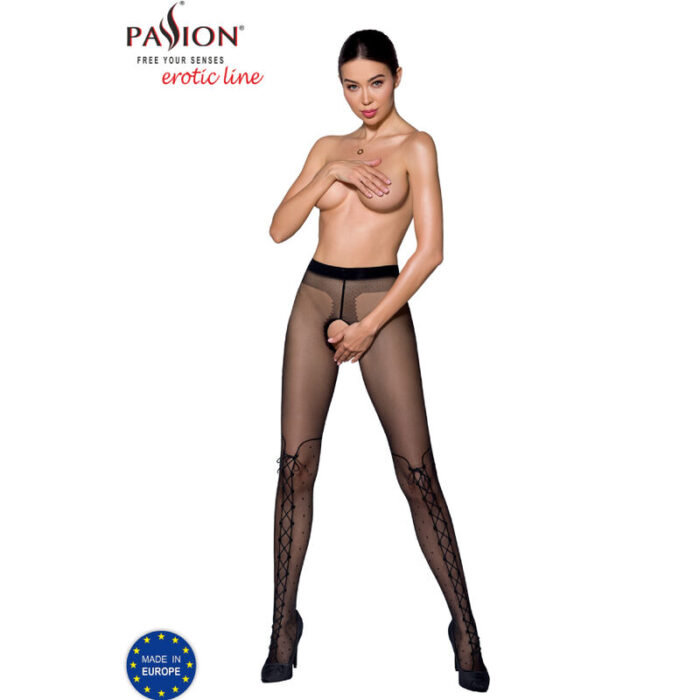 PASSION - TIOPEN 009 MEDIAS NEGRO 1/2 20 DEN - CandyHot - Foto 1