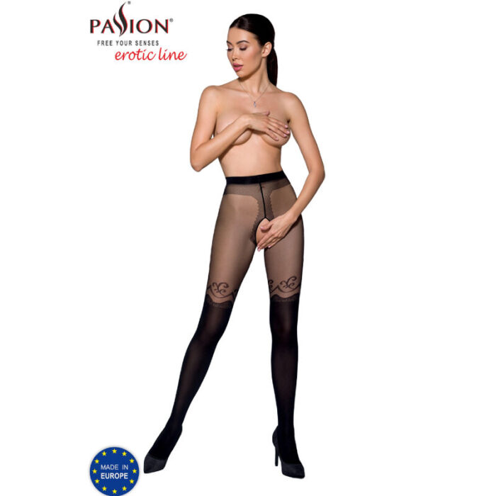 PASSION - TIOPEN 012 MEDIAS NEGRO 3/4 20/40 DEN - CandyHot - Foto 1