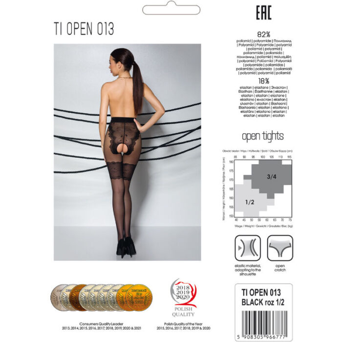 PASSION - TIOPEN 013 MEDIAS NEGRO 3/4 20/40 DEN - CandyHot - Foto 5