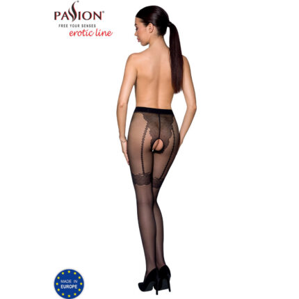 PASSION - TIOPEN 016 MEDIAS NEGRO 3/4 20 DEN - CandyHot - Foto 2