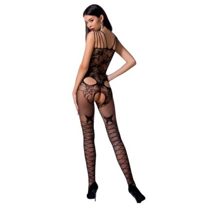 PASSION - WOMAN BS076 BODYSTOCKING TALLA ÚNICA NEGRO - CandyHot - Foto 1