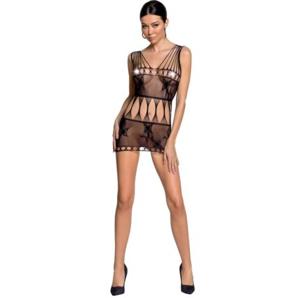 PASSION - WOMAN BS090 BODYSTOCKING NEGRO TALLA ÚNICA - CandyHot - Foto 1