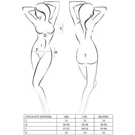 PASSION - WOMAN OFELIA SET TALLA L/XL - CandyHot - Foto 2