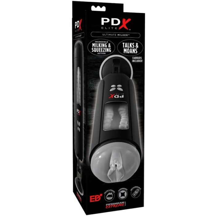 PDX ELITE - MASTURBADOR STROKER ULTIMATE MILKER VAGINA CON VOZ - CandyHot - Foto 5