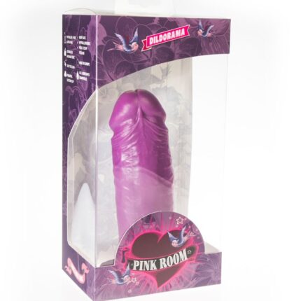 PINK ROOM - DAEL DILDO REALÍSTICO LILA 18.5 CM - CandyHot - Foto 2