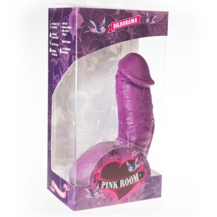 PINK ROOM - ELIAN DILDO REALÍSTICO LILA 17.5 CM - CandyHot - Foto 2