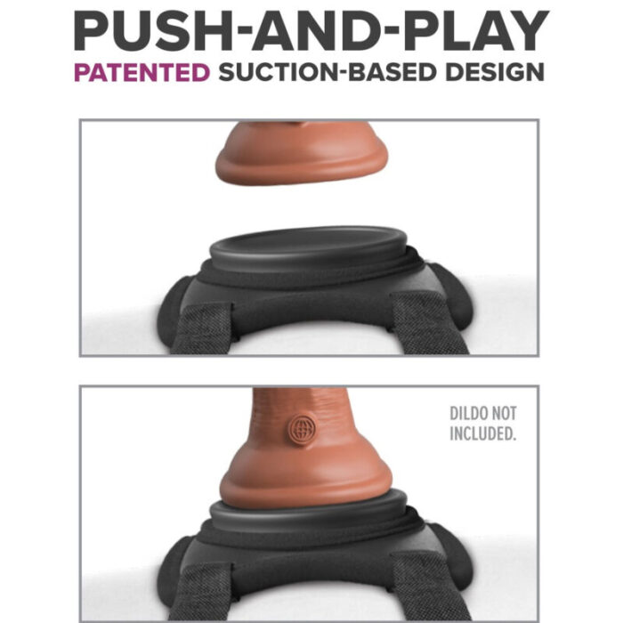 PIPEDREAMS - BODY DOCK LAP STRAP HARNESS - CandyHot - Foto 4