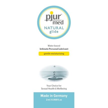 PJUR - MED NATURAL LUBRICANTE BASE AGUA 2 ML - CandyHot - Foto 1