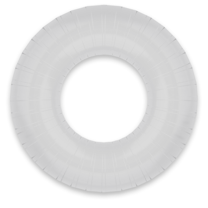 POWERING- SUPER FLEXIBLE Y RESISTENTE ANILLO PENE  4.5CM PR07 CLEAR - CandyHot - Foto 3