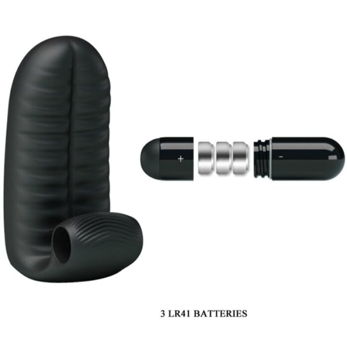 PRETTY LOVE - ABBOTT DEDAL ESTIMULADOR NEGRO - CandyHot - Foto 5