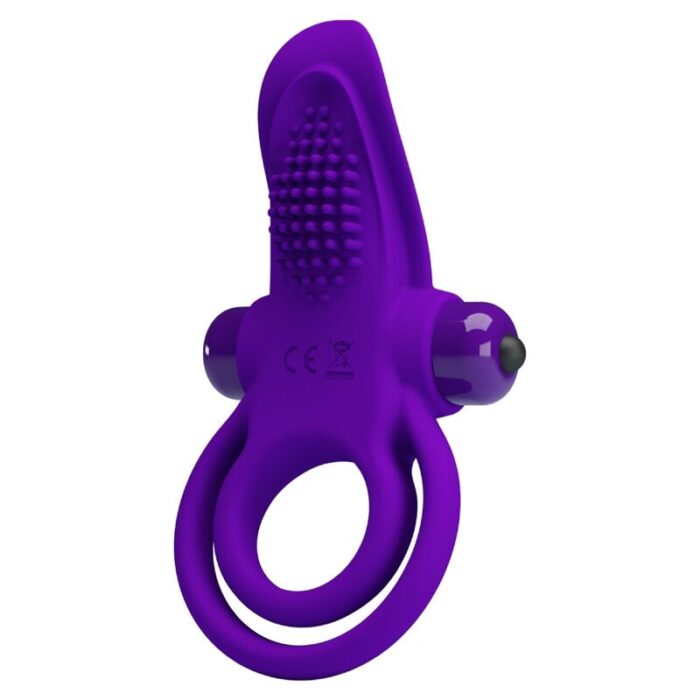 PRETTY LOVE - ANILLO VIBRADOR PARA PENE MORADO - CandyHot - Foto 4