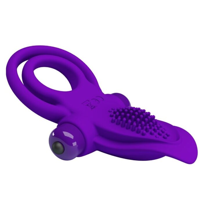 PRETTY LOVE - ANILLO VIBRADOR PARA PENE MORADO - CandyHot - Foto 5