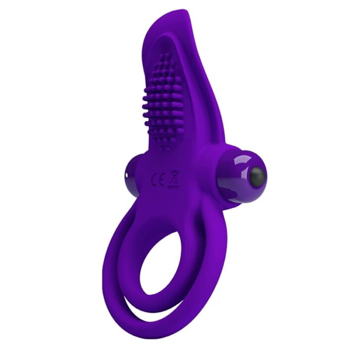 PRETTY LOVE - ANILLO VIBRADOR PARA PENE MORADO - CandyHot - Foto 1