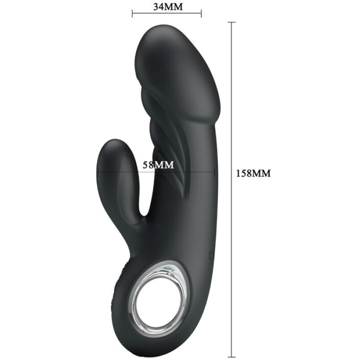 PRETTY LOVE - ANSEL VIBRADOR ESTIMULADOR PUNTO G Y CLITORIS - CandyHot - Foto 6