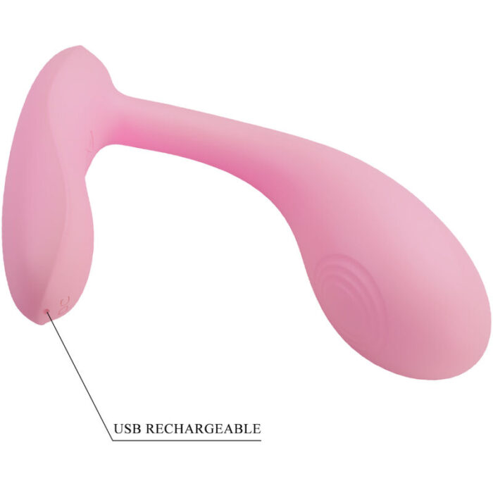 PRETTY LOVE - BAIRD G-SPOT 12 VIBRACIONES RECARGABLE ROSA APP - CandyHot - Foto 6