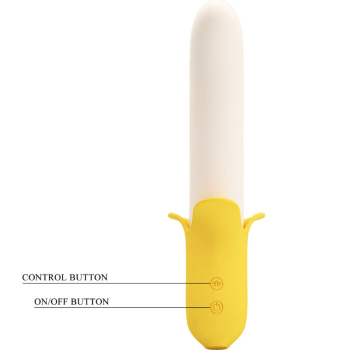 PRETTY LOVE - BANANA GEEK SUPER POWER 7 VIBRACIONES UP&DOWN SILICONA NEGRO - CandyHot - Foto 4