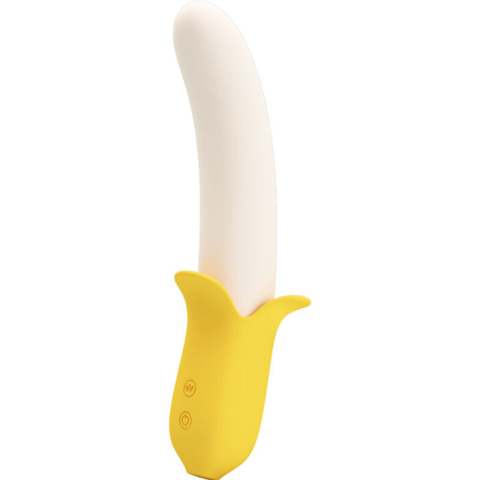 PRETTY LOVE - BANANA GEEK SUPER POWER 7 VIBRACIONES UP&DOWN SILICONA NEGRO - CandyHot - Foto 1