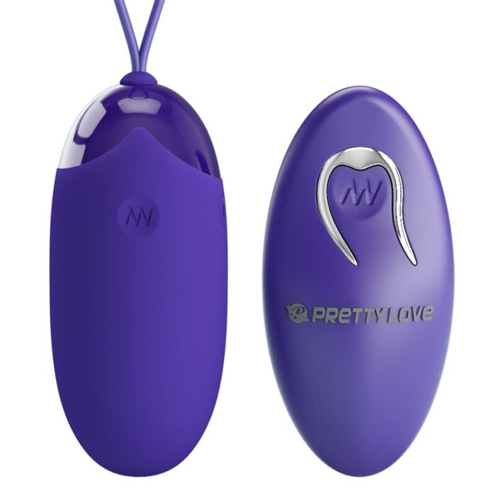 PRETTY LOVE - BERGER YOUTH HUEVO VIBRADOR CONTROL REMOTO VIOLETA - CandyHot - Foto 1