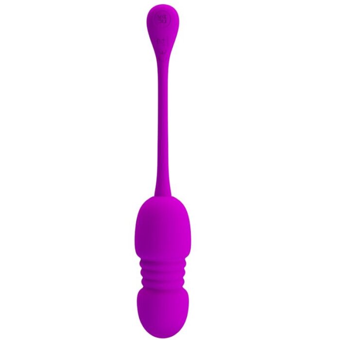 PRETTY LOVE - CALLIE HUEVO VIBRADOR RECARGABLE MORADO - CandyHot - Foto 1