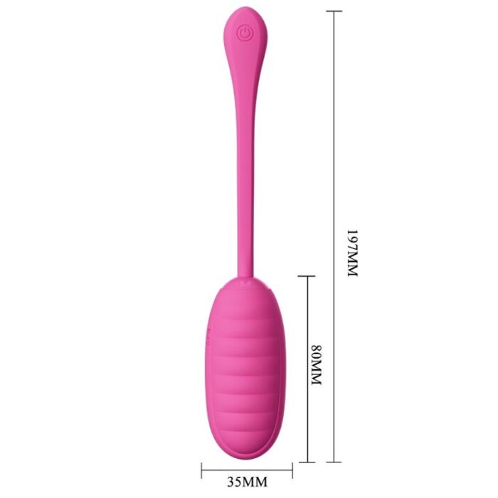 PRETTY LOVE - CATALINA HUEVO VIBRADOR RECARGABLE ROSA - CandyHot - Foto 4