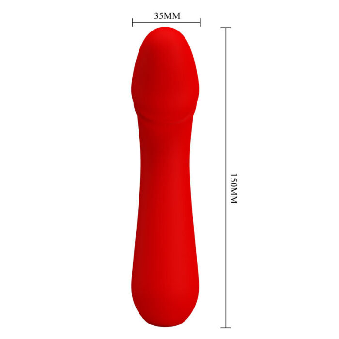 PRETTY LOVE - CETUS VIBRADOR RECARGABLE ROJO - CandyHot - Foto 6