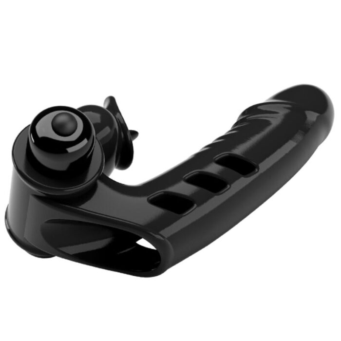 PRETTY LOVE - CORBIN FUNDA DEDO VIBRADOR NEGRO - CandyHot - Foto 2