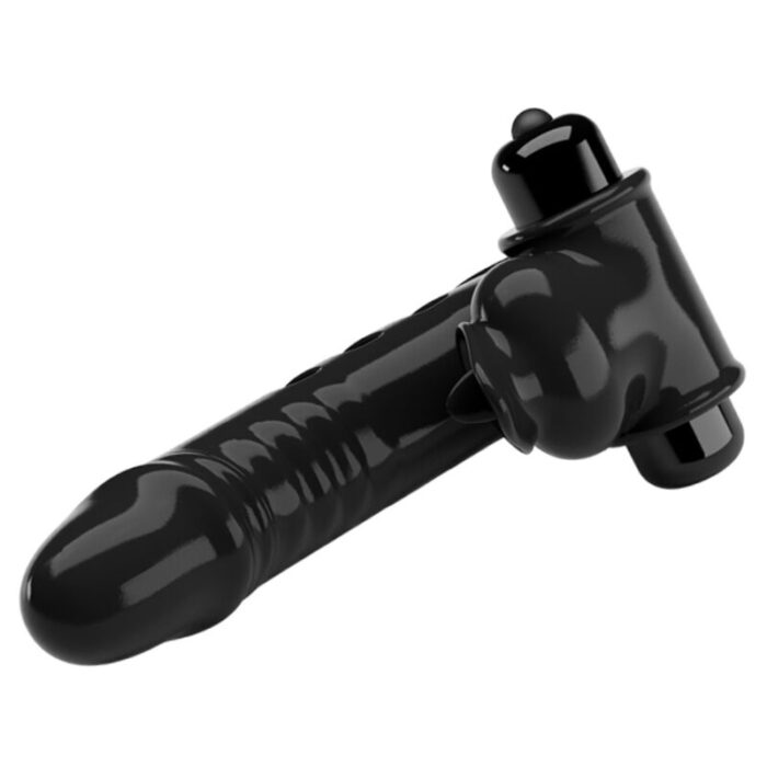 PRETTY LOVE - CORBIN FUNDA DEDO VIBRADOR NEGRO - CandyHot - Foto 3