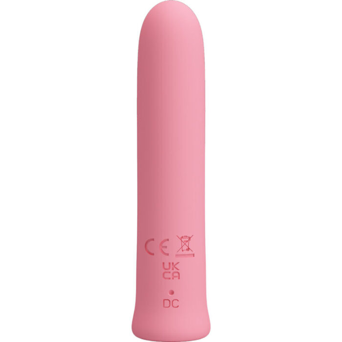 PRETTY LOVE - CURTIS MINI VIBRADOR SUPER POWER 12 VIBRACIONES SILICONA ROSA - CandyHot - Foto 3