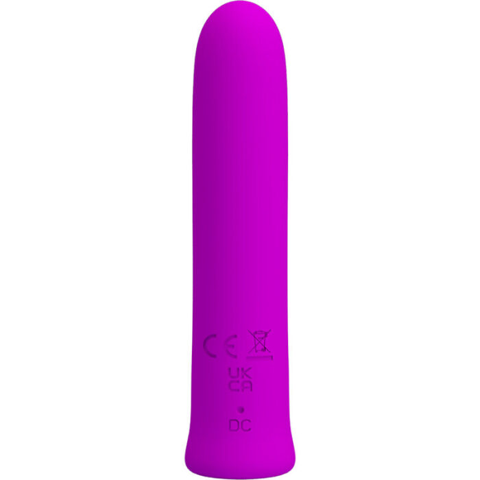 PRETTY LOVE - CURTIS MINI VIBRADOR SUPER POWER 12 VIBRACIONES SILICONA VIOLETA - CandyHot - Foto 3