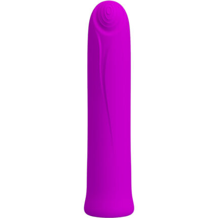 PRETTY LOVE - CURTIS MINI VIBRADOR SUPER POWER 12 VIBRACIONES SILICONA VIOLETA - CandyHot - Foto 1