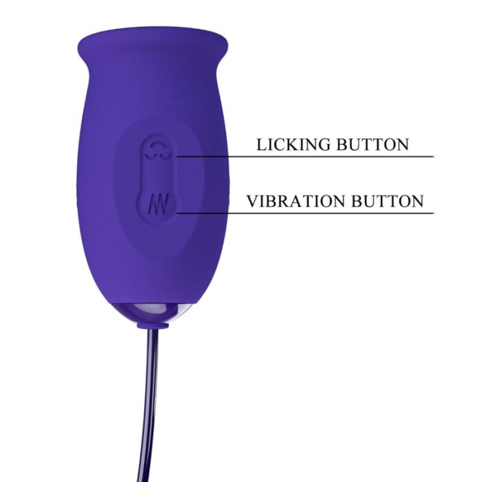 PRETTY LOVE - DAISY YOUTH ESTIMULADOR VIBRADOR RECARGABLE VIOLETA - CandyHot - Foto 5