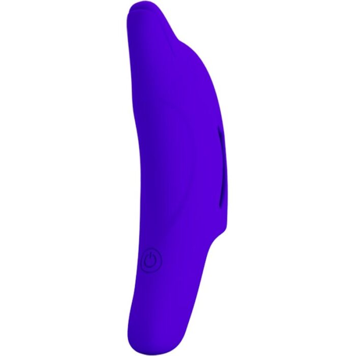 PRETTY LOVE - DELPHINI PODEROSO ESTIMULADOR DE DEDO AZUL OSCURO - CandyHot - Foto 4