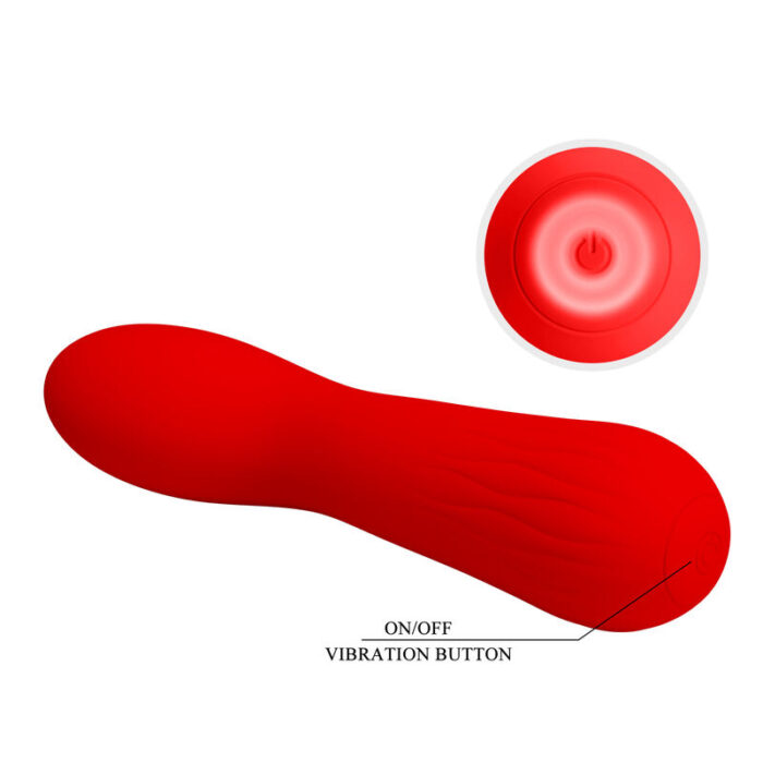 PRETTY LOVE - FAUN VIBRADOR RECARGABLE ROJO - CandyHot - Foto 6