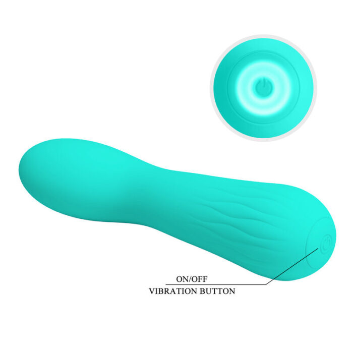 PRETTY LOVE - FAUN VIBRADOR RECARGABLE VERDE AGUA - CandyHot - Foto 6